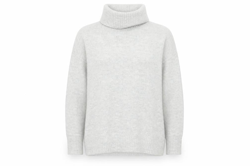 Front view of Topshop women’s grey jumper, size M