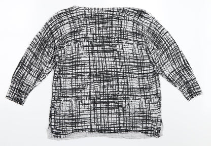 Papaya Womens Black   Pullover Jumper Size 16