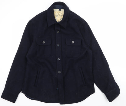Mens UK Size L Lucky Brand Blue Jacket