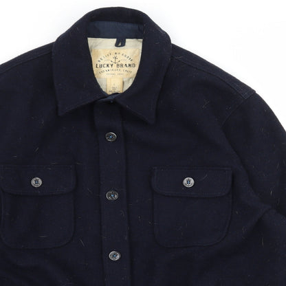 Mens UK Size L Lucky Brand Blue Jacket