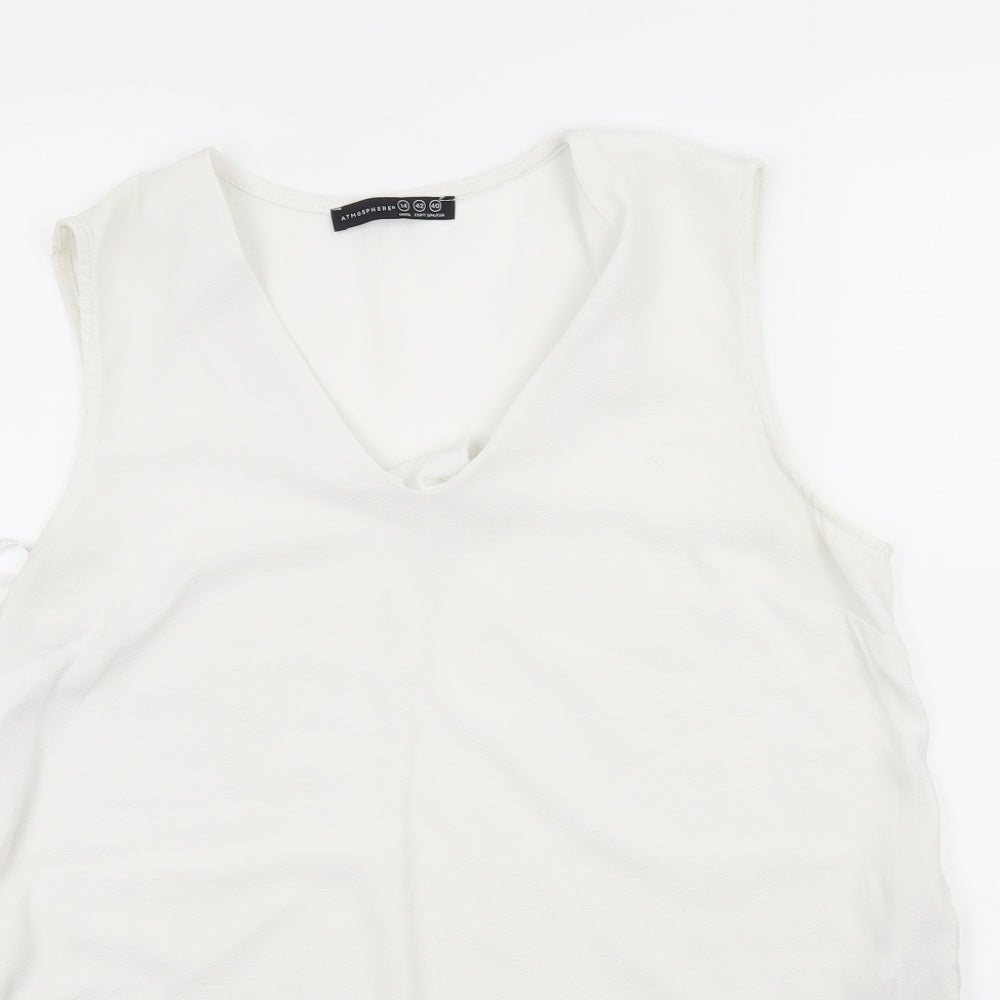 Atmosphere Womens White   Basic Blouse Size 14