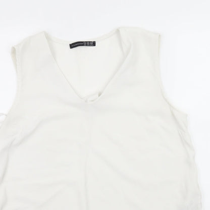 Atmosphere Womens White   Basic Blouse Size 14