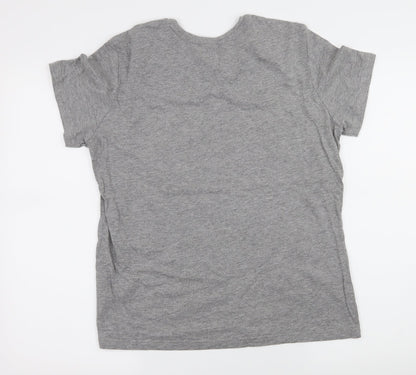 Womens UK Size XL Stedman Grey Basic T-Shirt