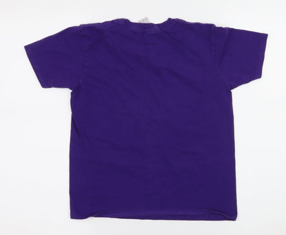 Gilan Girls Purple  Jersey Basic T-Shirt Size L  - I am A Unicorn