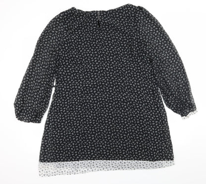 Atmosphere Womens Black  Chiffon A-Line  Size 16