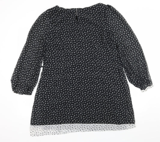 Atmosphere Womens Black  Chiffon A-Line  Size 16