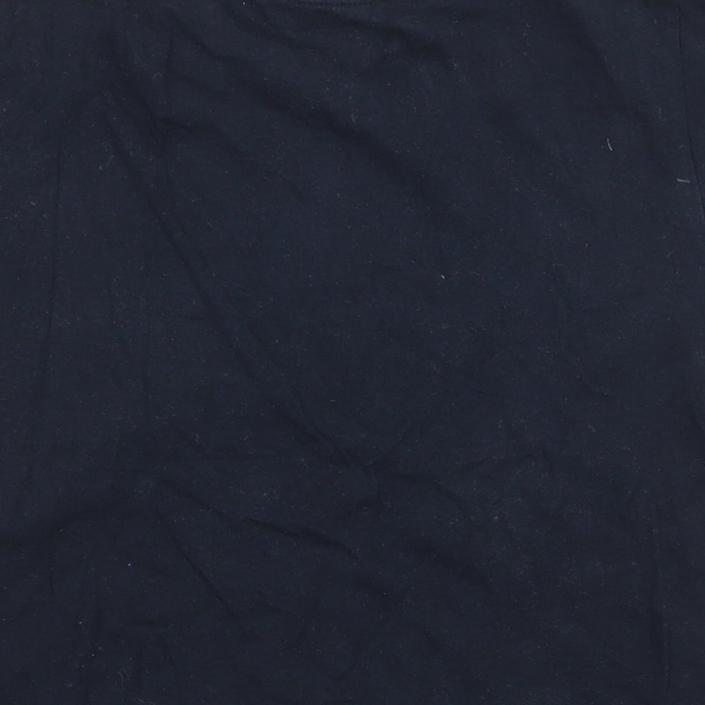 Rebel Boys Blue  Jersey Basic T-Shirt Size 6-7 Years  - Have a cool yule!