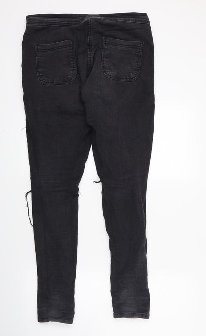 CJ Jeans Womens Black  Denim Skinny Jeans Size 8 L27 in