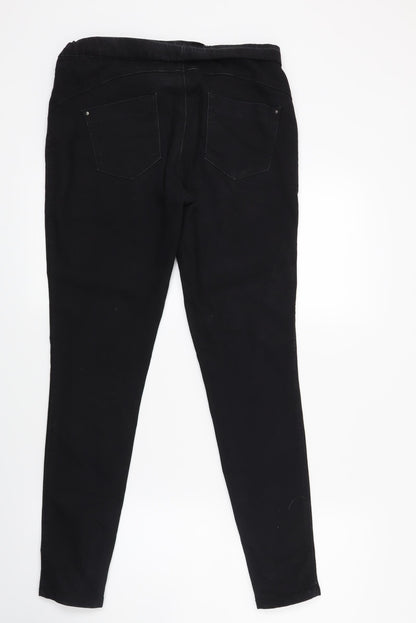 Primark Womens Black  Denim Jegging Jeans Size 10 L26 in