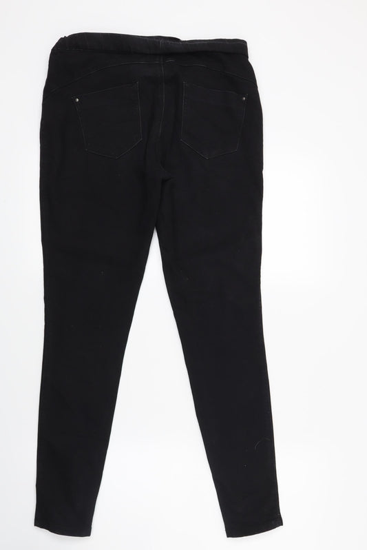 Primark Womens Black  Denim Jegging Jeans Size 10 L26 in