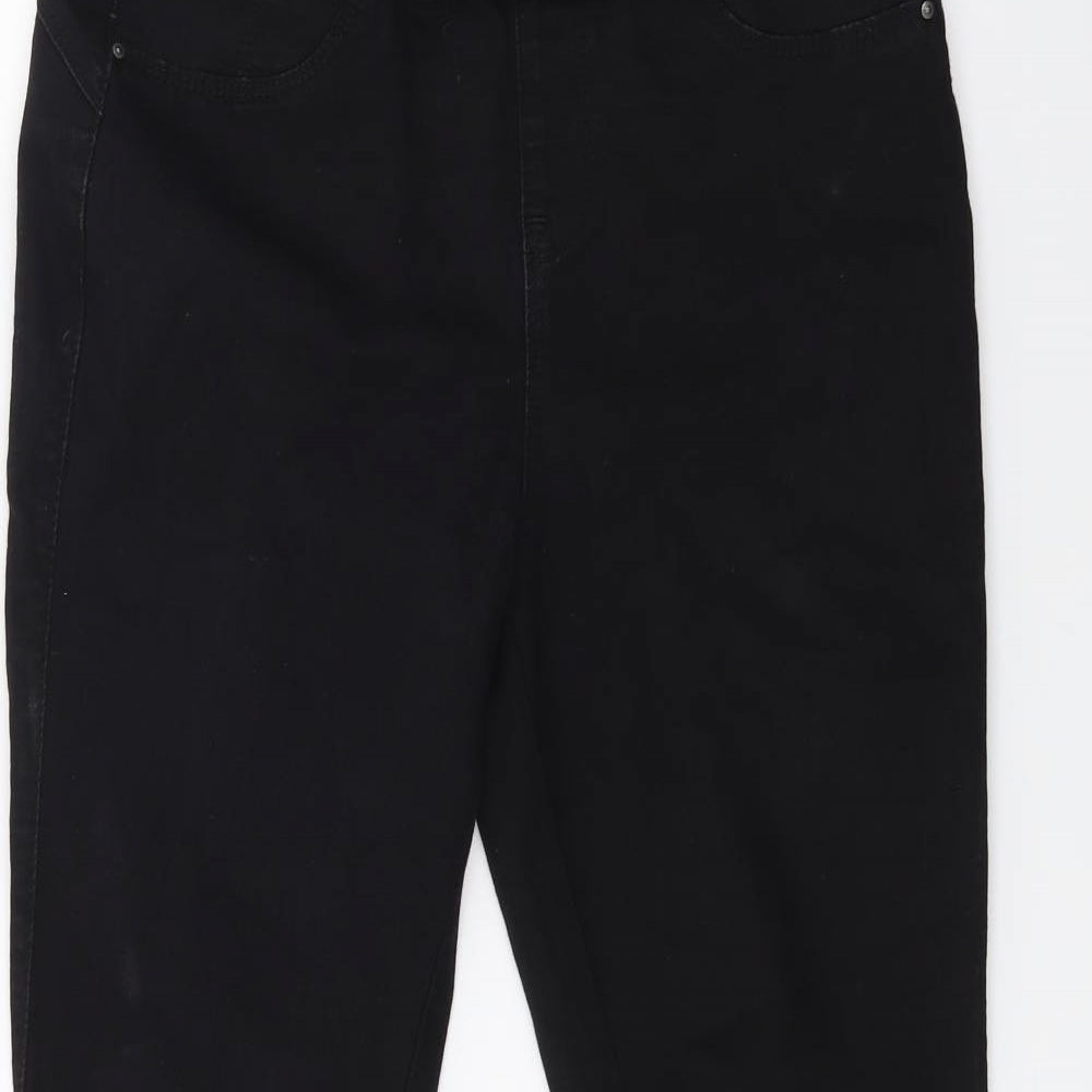 Primark Womens Black  Denim Jegging Jeans Size 10 L26 in