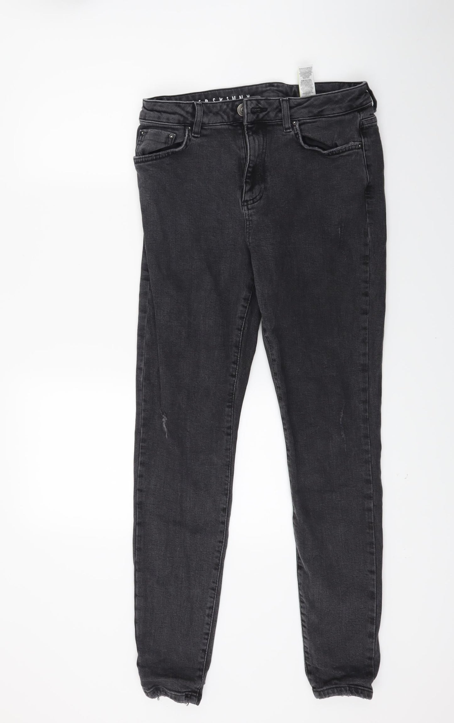 Womens UK Size 12 Marks and Spencer Regular Fit Skinny Black Jeans