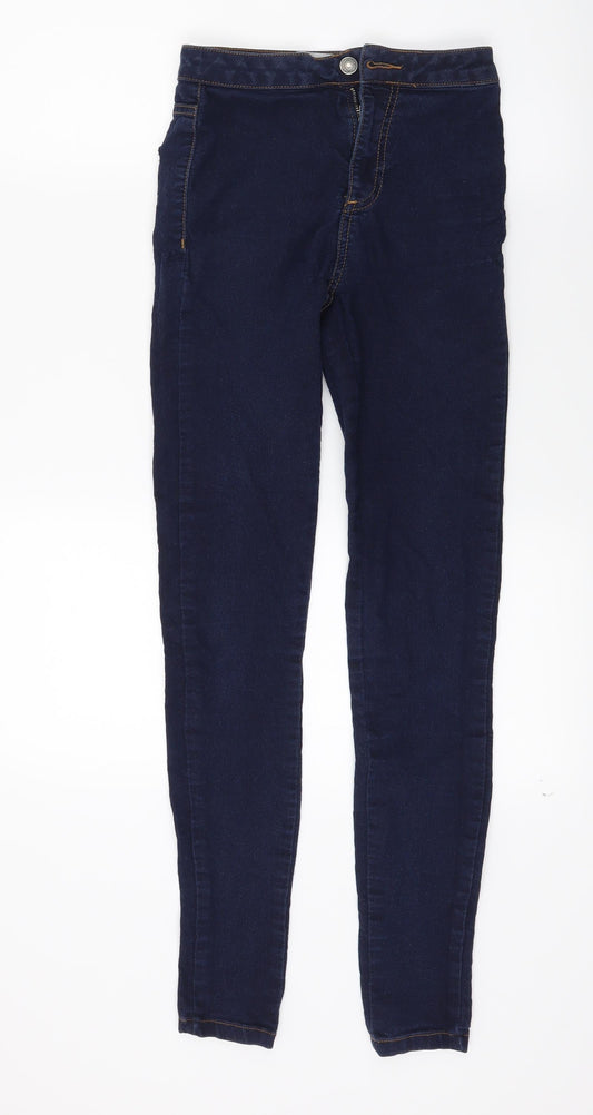 Primark Womens Blue  Denim Skinny Jeans Size 6 L27 in