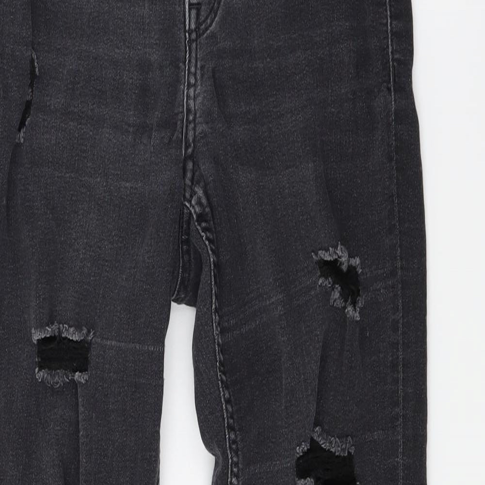 Womens UK Size 6 Divided Regular Fit Skinny Black Jeans