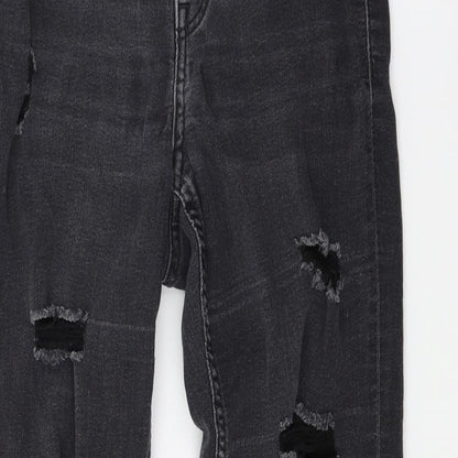 Womens UK Size 6 Divided Regular Fit Skinny Black Jeans