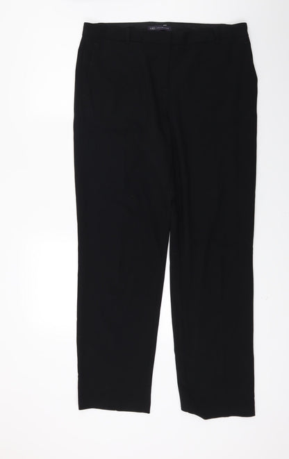 Womens UK Size 14 Marks and Spencer Regular Fit  Black Trousers