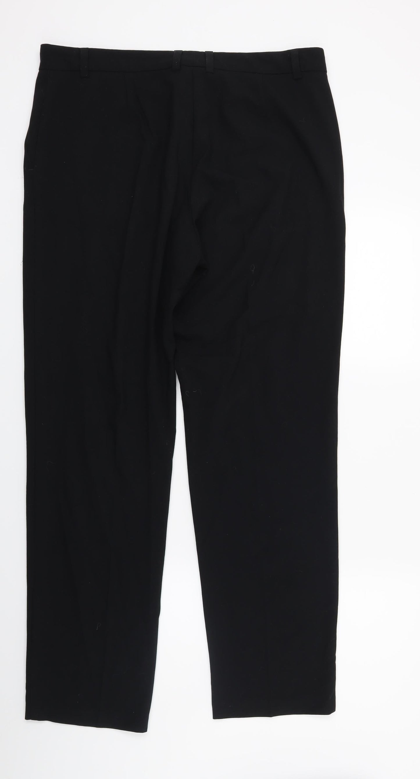 Womens UK Size 14 Marks and Spencer Regular Fit  Black Trousers
