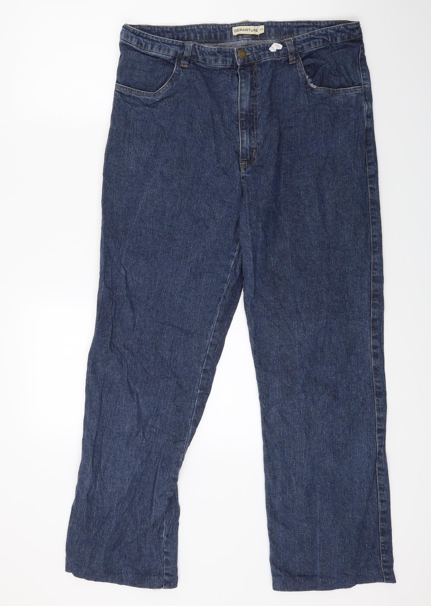Departure Mens Blue  Denim Straight Jeans Size 32 in L27 in