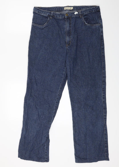 Departure Mens Blue  Denim Straight Jeans Size 32 in L27 in