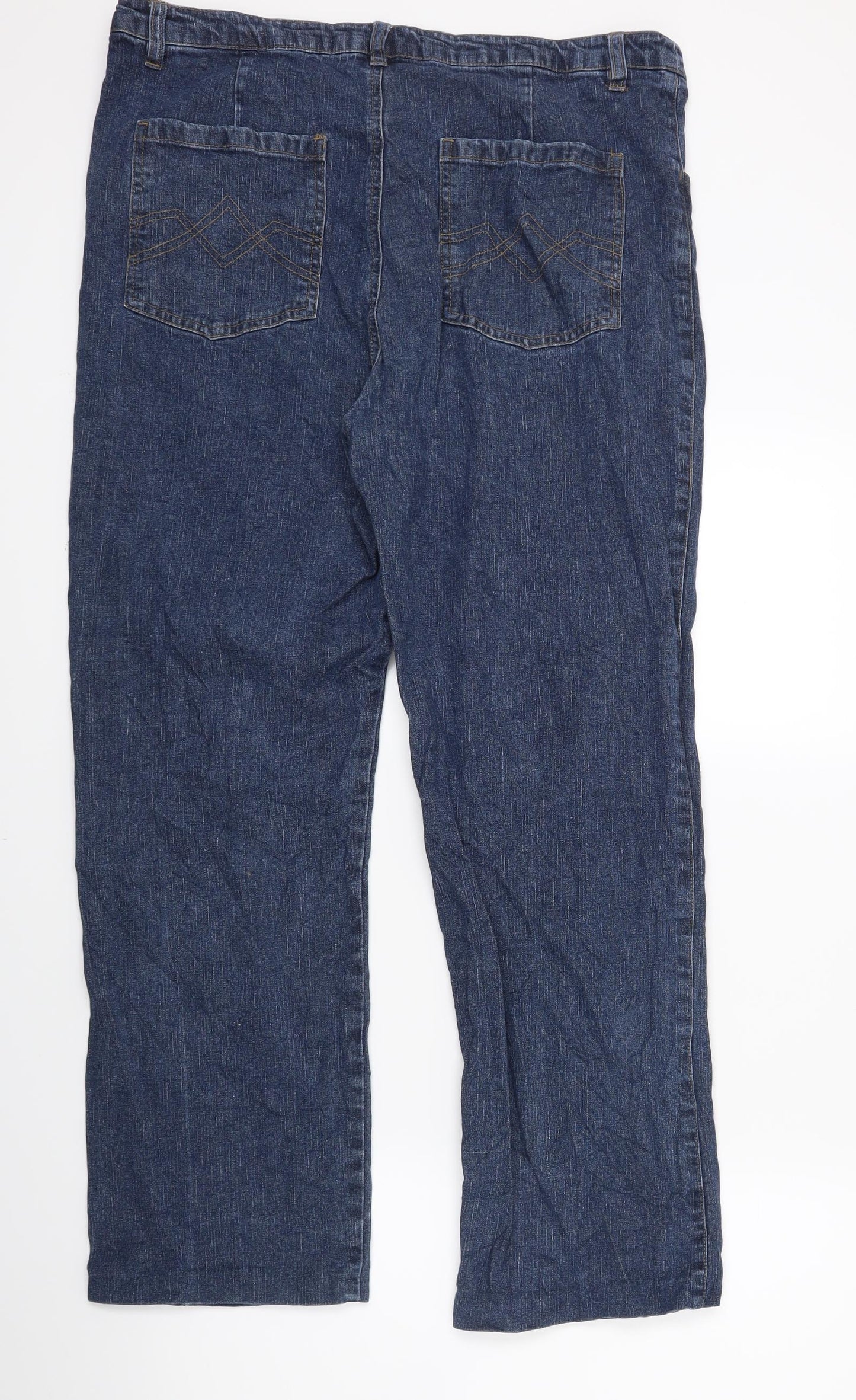 Departure Mens Blue  Denim Straight Jeans Size 32 in L27 in