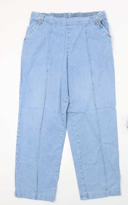 Womens UK Size 14 Marks and Spencer Regular Fit Jegging Blue Jeans
