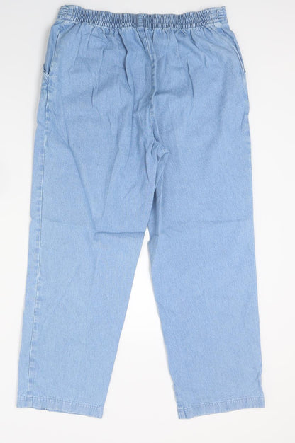 Womens UK Size 14 Marks and Spencer Regular Fit Jegging Blue Jeans