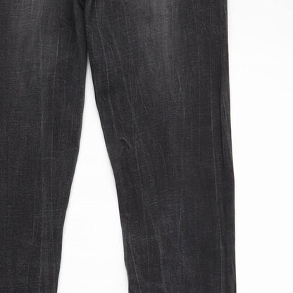 Womens UK Size 12 yes yes Regular Fit Skinny Black Jeans