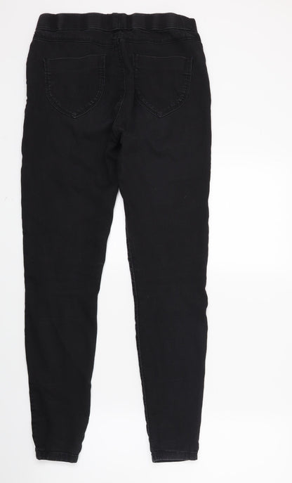 Dorothy Perkins Womens Black  Denim Skinny Jeans Size 10 L26 in
