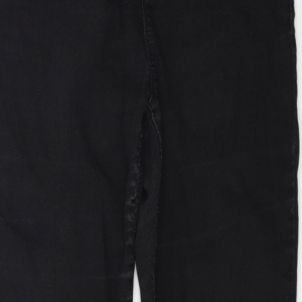 Dorothy Perkins Womens Black  Denim Skinny Jeans Size 10 L26 in