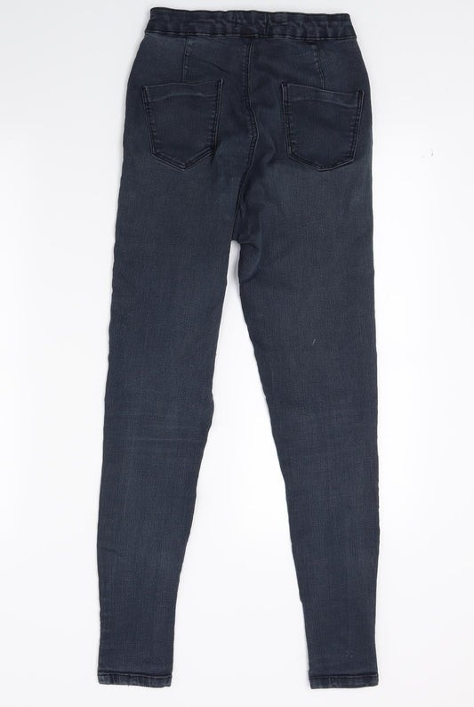 Dorothy Perkins Womens Blue  Denim Skinny Jeans Size 6 L26 in