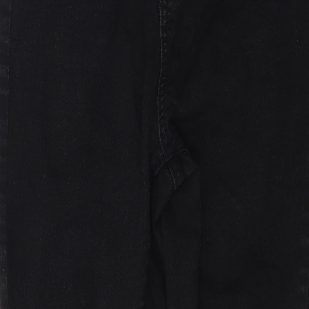 Boohooo Womens Black  Denim Skinny Jeans Size 12 L27 in