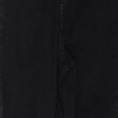 Boohooo Womens Black  Denim Skinny Jeans Size 12 L27 in