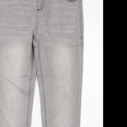 Primark Womens Brown  Denim Skinny Jeans Size 12 L27 in