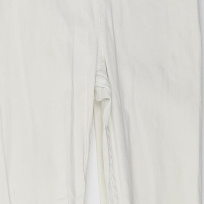 Marks and Spencer Womens White  Denim Skinny Jeans Size 10 L29 in
