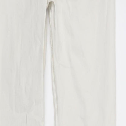 Marks and Spencer Womens White  Denim Skinny Jeans Size 10 L29 in