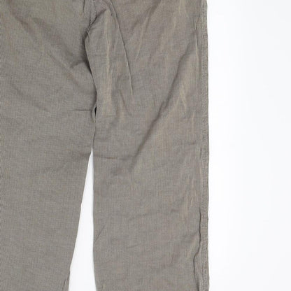 Womens UK Size 14 Olsen Regular Fit  Brown Trousers