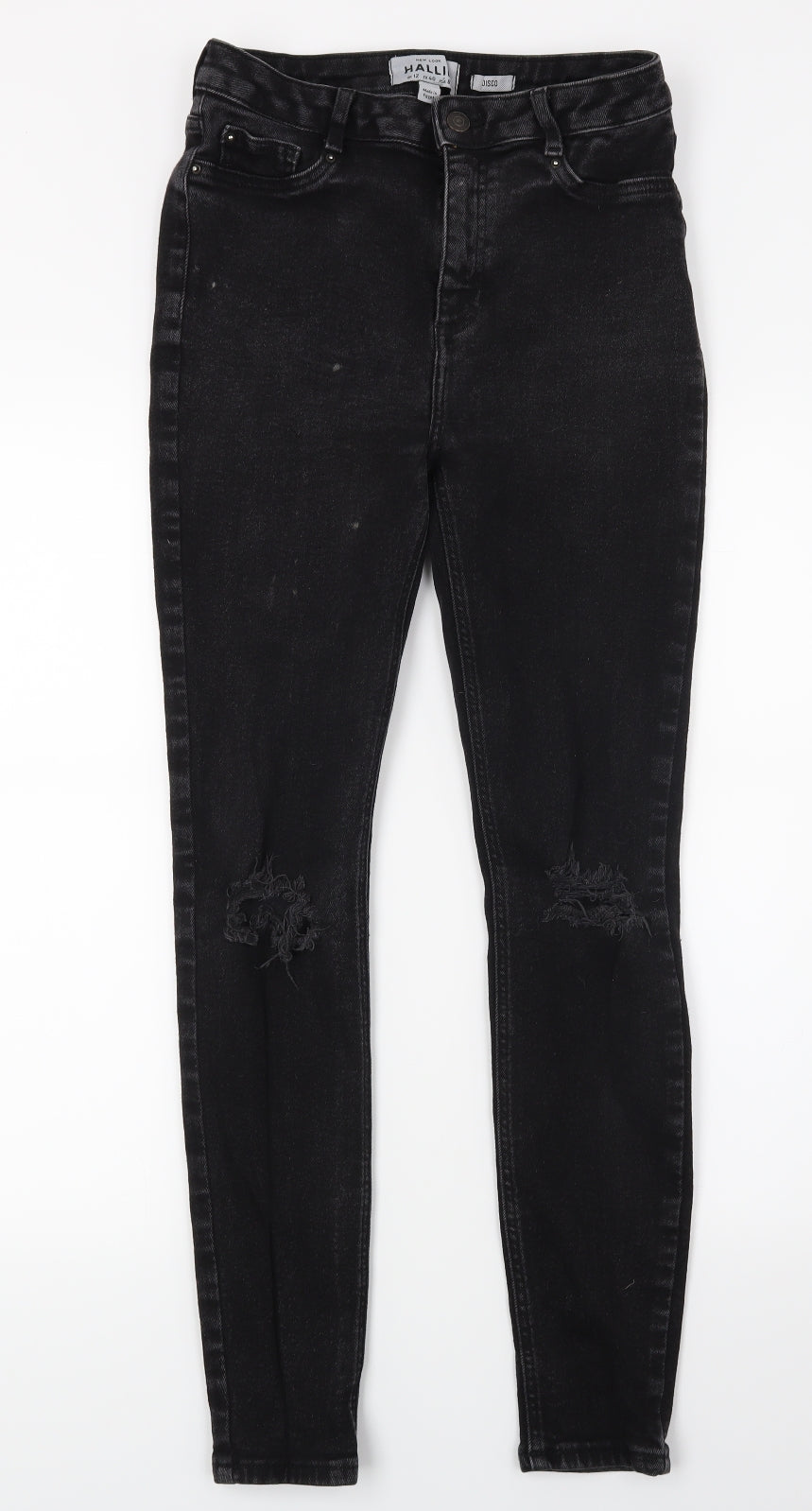 New Look Womens Black  Denim Skinny Jeans Size 12 L20 in