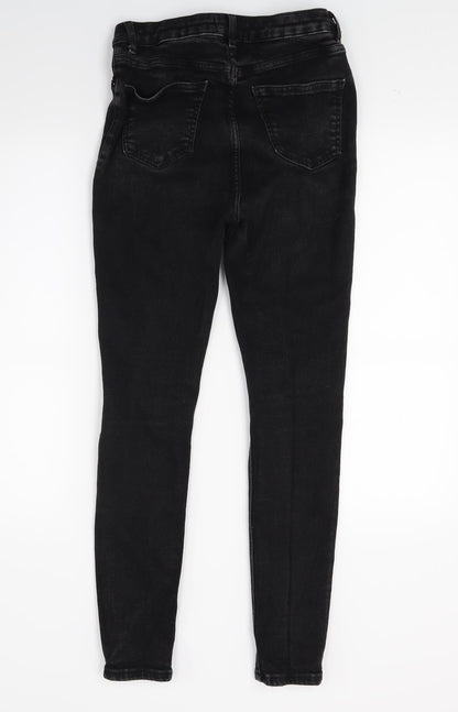 New Look Womens Black  Denim Skinny Jeans Size 12 L20 in