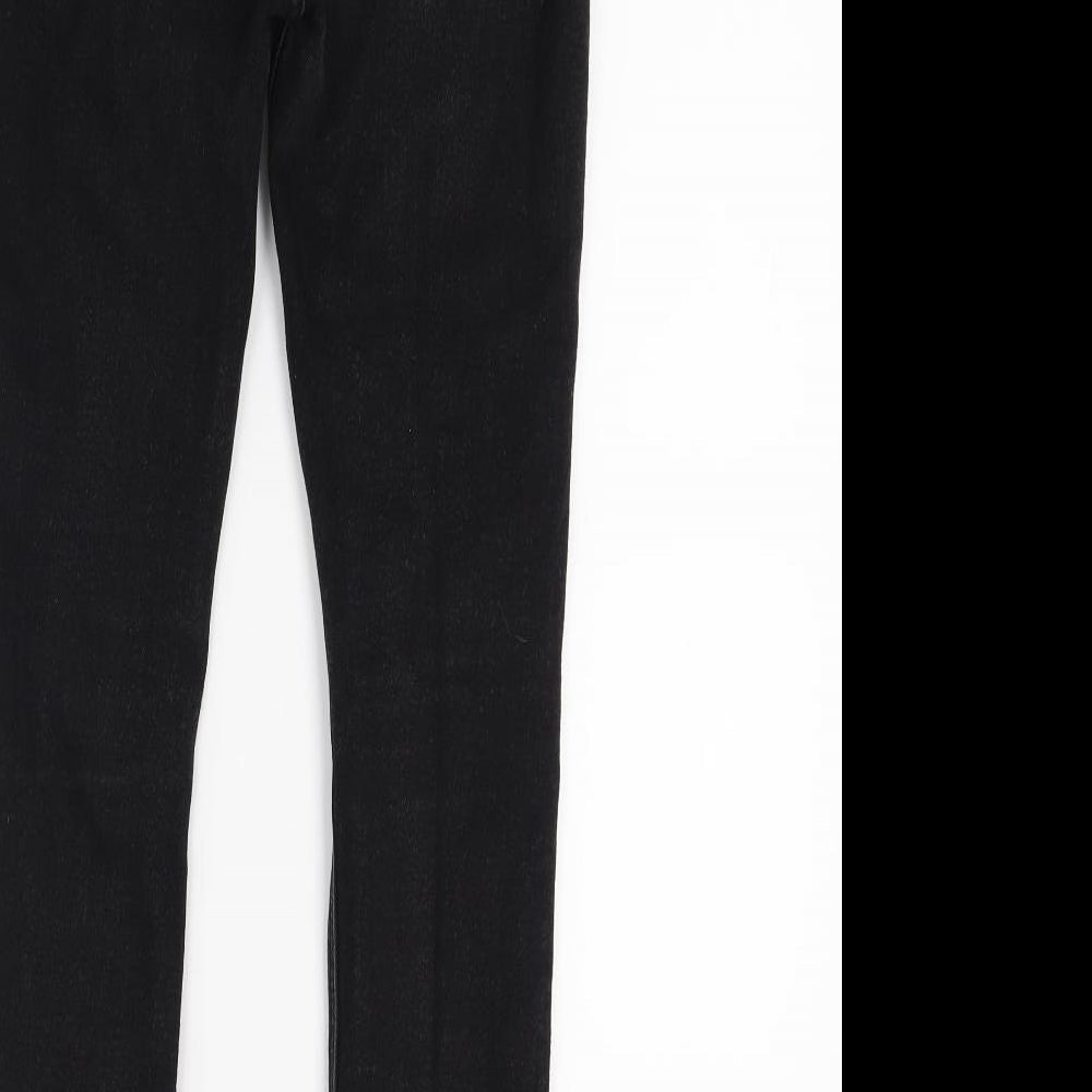 New Look Womens Black  Denim Skinny Jeans Size 12 L20 in