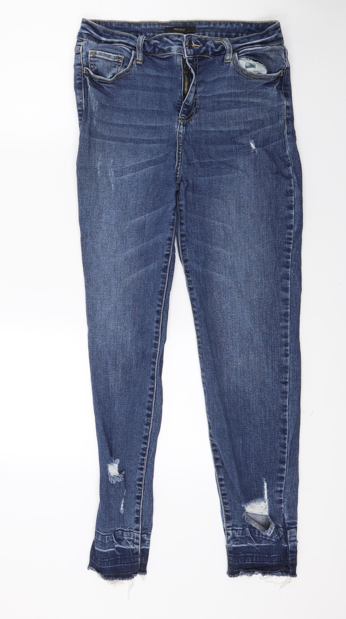 Forever21 Womens Blue  Denim Skinny Jeans Size 29 in L25 in