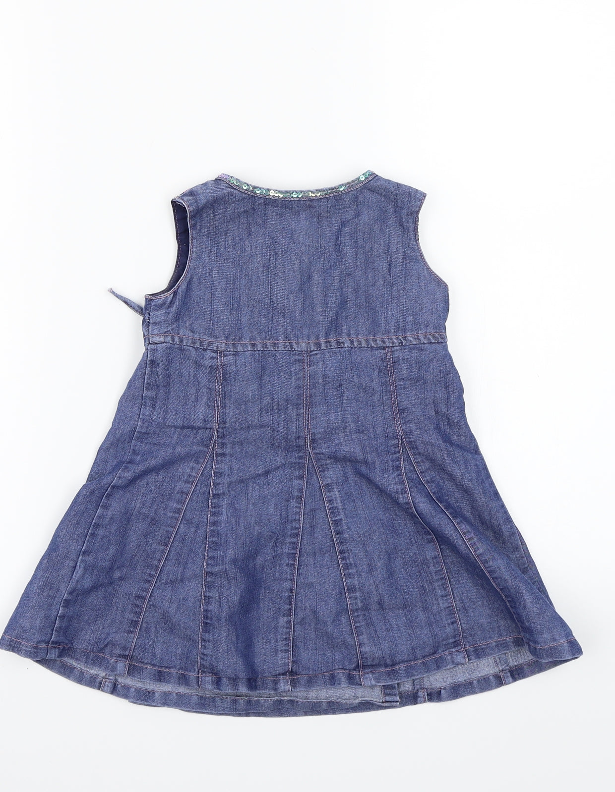Mothercare Girls Blue   A-Line  Size 9-12 Months