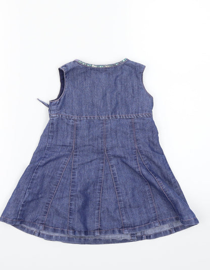 Mothercare Girls Blue   A-Line  Size 9-12 Months
