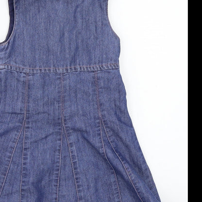 Mothercare Girls Blue   A-Line  Size 9-12 Months