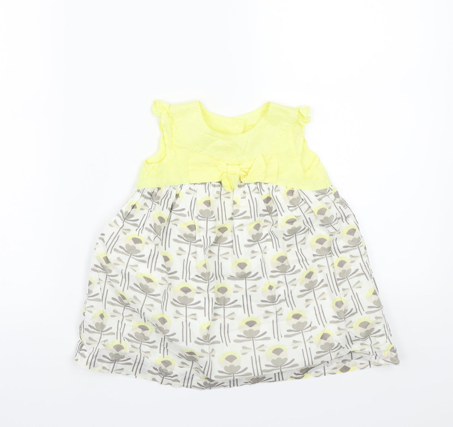 NEXT Girls Yellow   A-Line  Size 9-12 Months