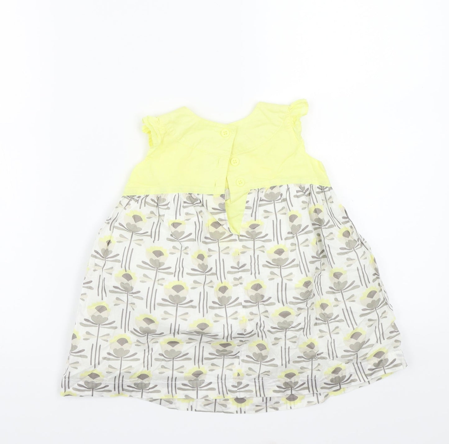 NEXT Girls Yellow   A-Line  Size 9-12 Months