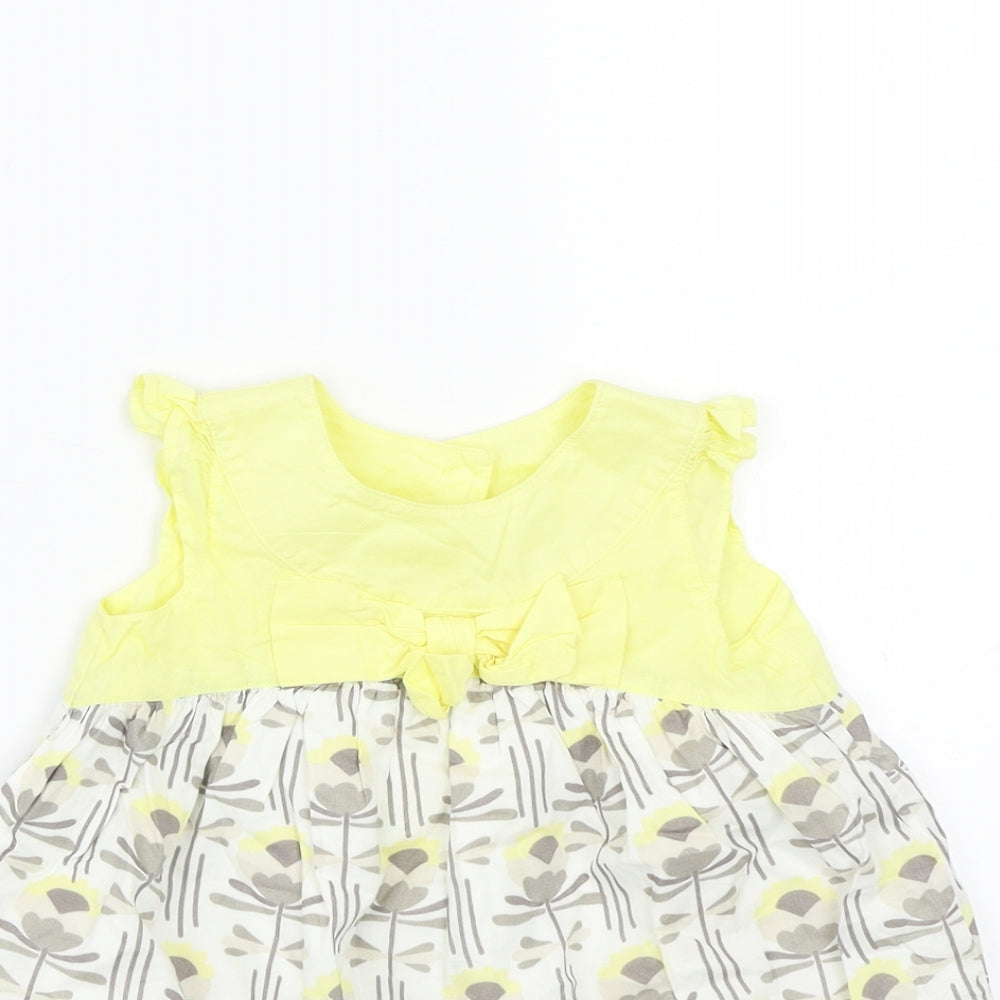 NEXT Girls Yellow   A-Line  Size 9-12 Months