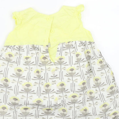 NEXT Girls Yellow   A-Line  Size 9-12 Months