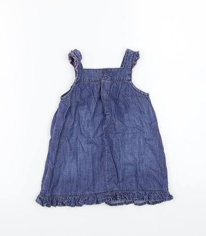 H&M Girls Blue   A-Line  Size 6-9 Months
