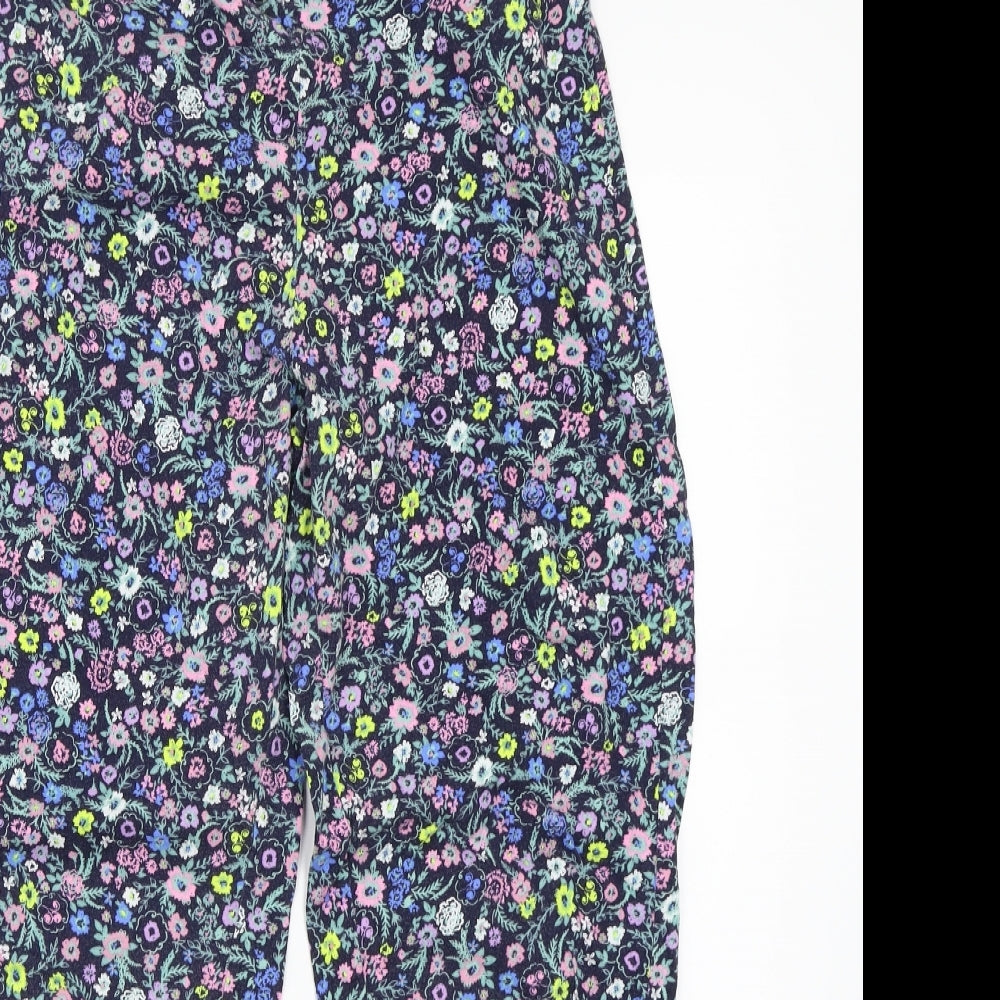 Womens UK Size 14 H&M Regular Fit  Blue Trousers
