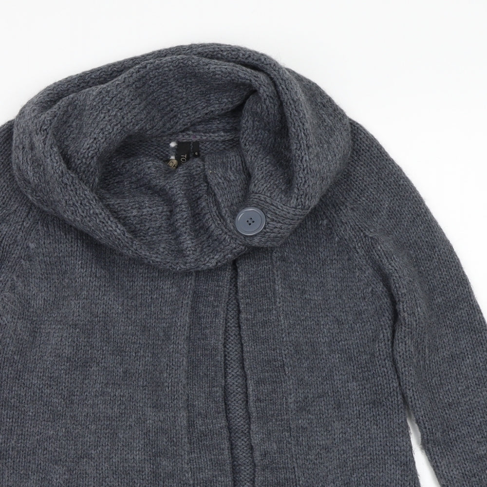 Topshop Womens Grey   Pullover Jumper Size 6